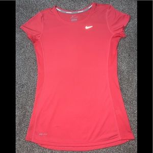 Red Nike Dri-Fit Shirt